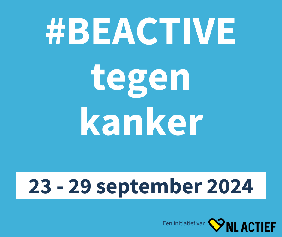 1. artikel - #BEACTIVE tegen kanker